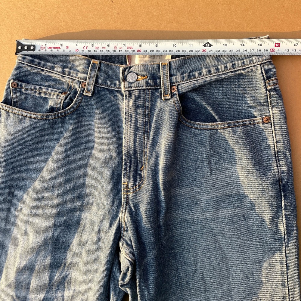 Levi's 550 Relaxed Fit Jeans Mens 32x32 Blue Casual Denim Tapered Leg Vintage - Picture 5 of 9